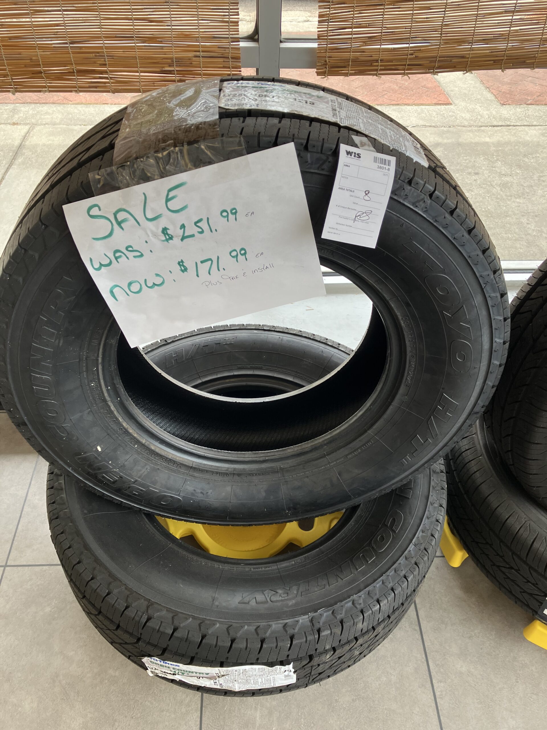 I need to sell these. Order not picked up 228 284-3023